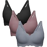 Angelhood Nursing Bras for Breastfeeding Ultra Comfort Seamless Maternity Bra Pack Wireless Pregnancy Bralette Bra Extender