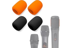 Voarmaks Foam Mic Cover Compatible with JBL PartyBox Wireless Mic Microphones, Wireless Two Microphone System, PartyBox Mic 1