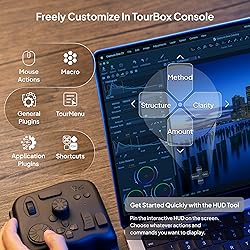 TourBox Elite, Bluetooth Controller for Video Photo