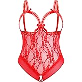 Avidlove Plus Size Lingerie Exotic Teddies Bodysuits One Piece Lace Babydoll Sleepwear