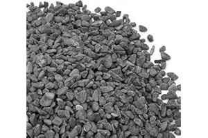 Onlyfire 2lb Gray Bean Pebbles, 1/5" Natural Decorative River Rocks for Plants, Vases, Aquarium, Succulents and Outdoor Garde