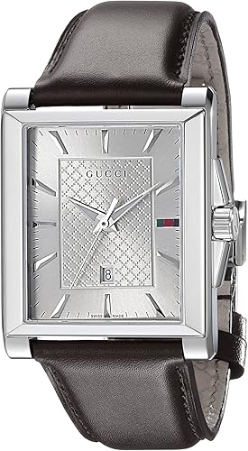 gucci men's rectangular watch