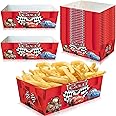 Cars Birthday Party Supplies, Cars Party Decorations, 24pcs Cars Paper Food Trays, Cars Party Favors Movie Snack Trays Hot Dog Popcorn