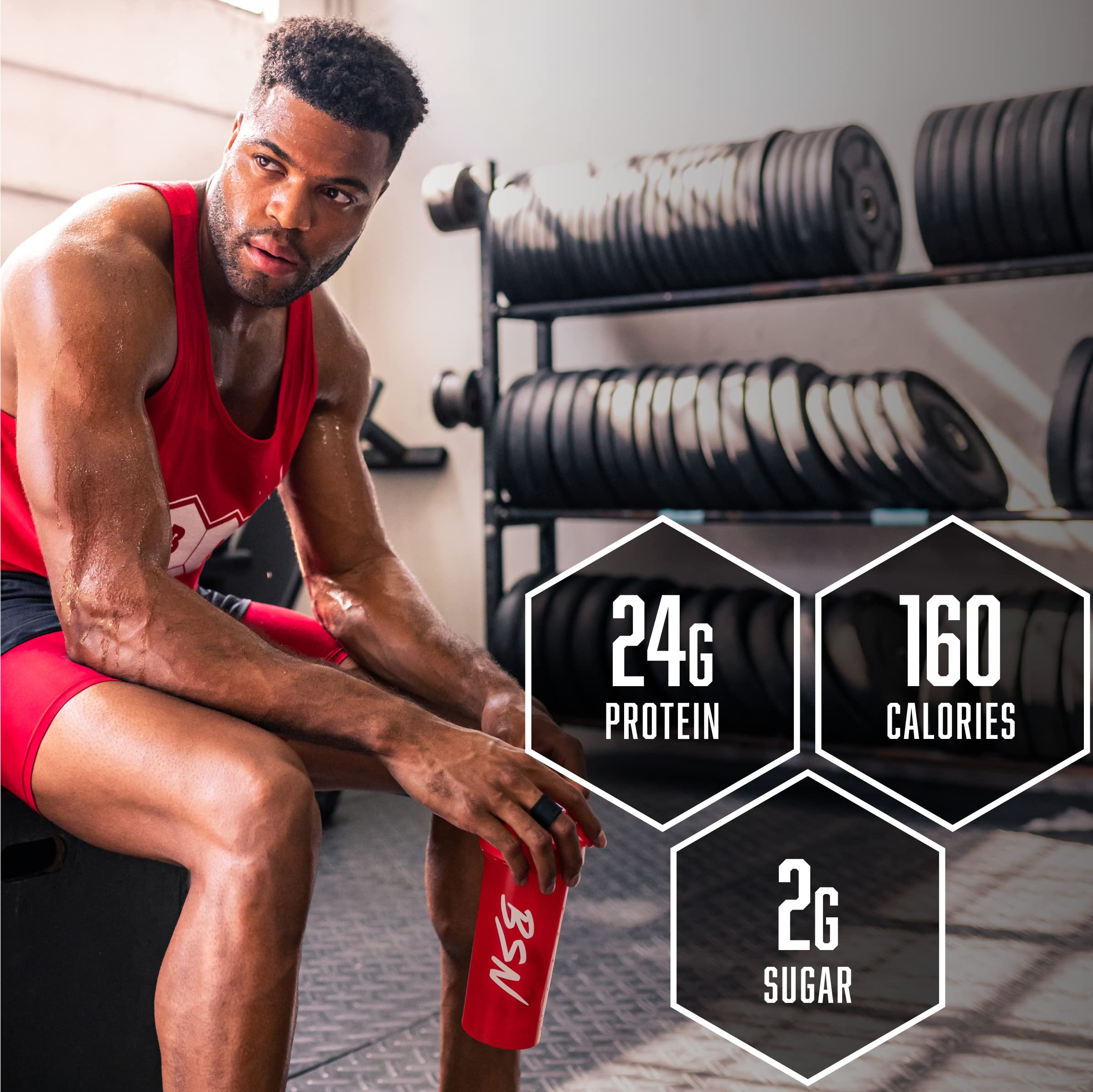 BSN SYNTHA-6 EDGE Protein Powder, with Hydrolyzed Whey, Micellar Casein, Milk Protein Isolate, Low Sugar, 24g Protein, Chocolate Milkshake, 48 Servings