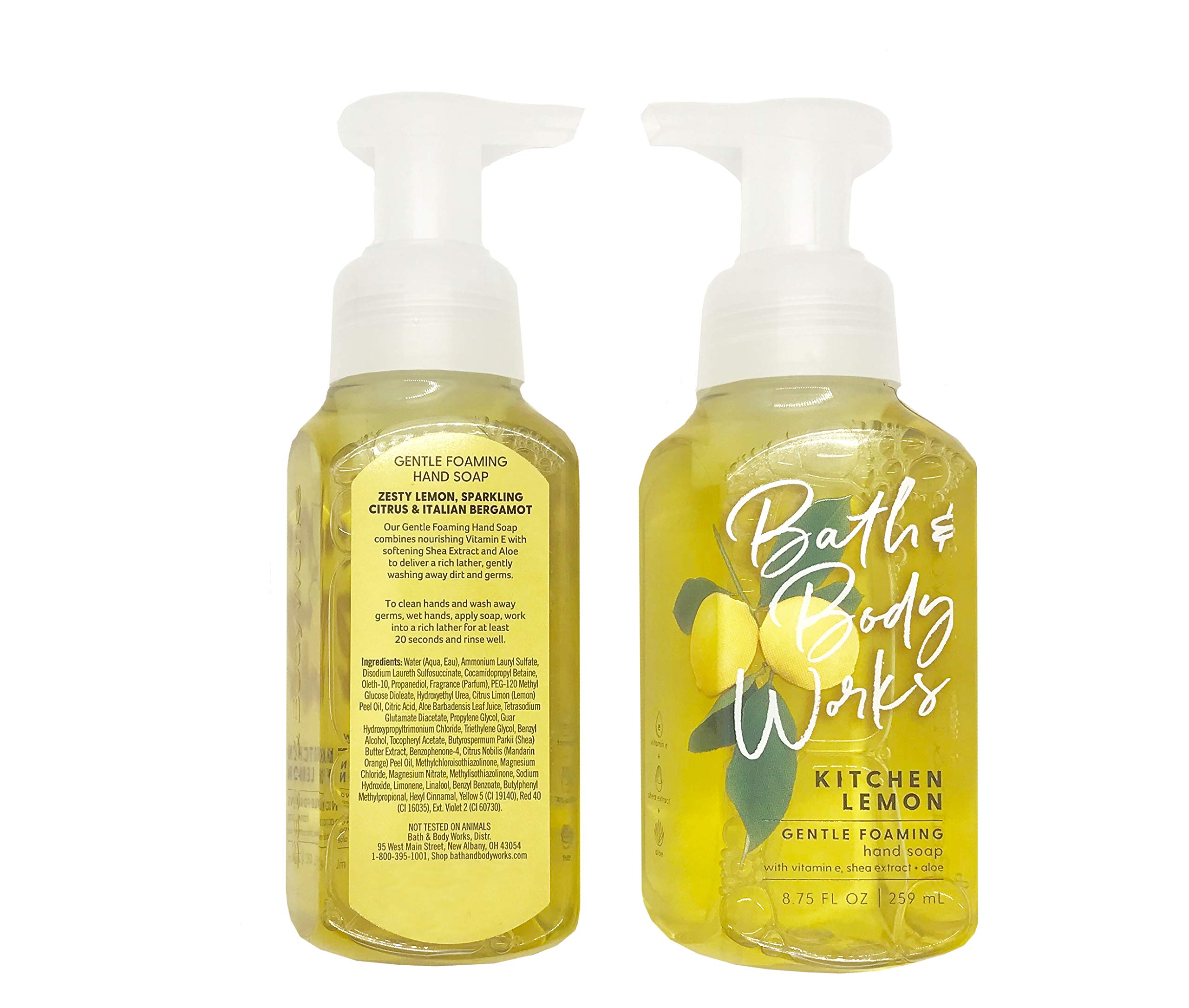 Bath and Body Works Gentle Foaming Hand Soap, Kitchen Lemon 8.75 Ounce