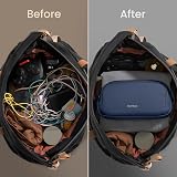 tomtoc Electronic Organiser Travel Pouch Water Resistant Dual Compartment Tech view 4