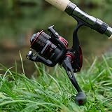 Abu Garcia Cardinal X Spinning Reel 4000 Size Black Red Freshwater view 4
