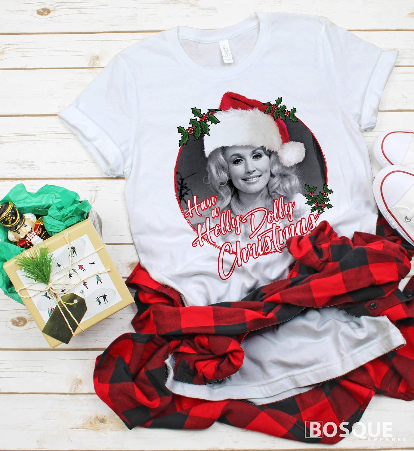 a holly dolly christmas shirt