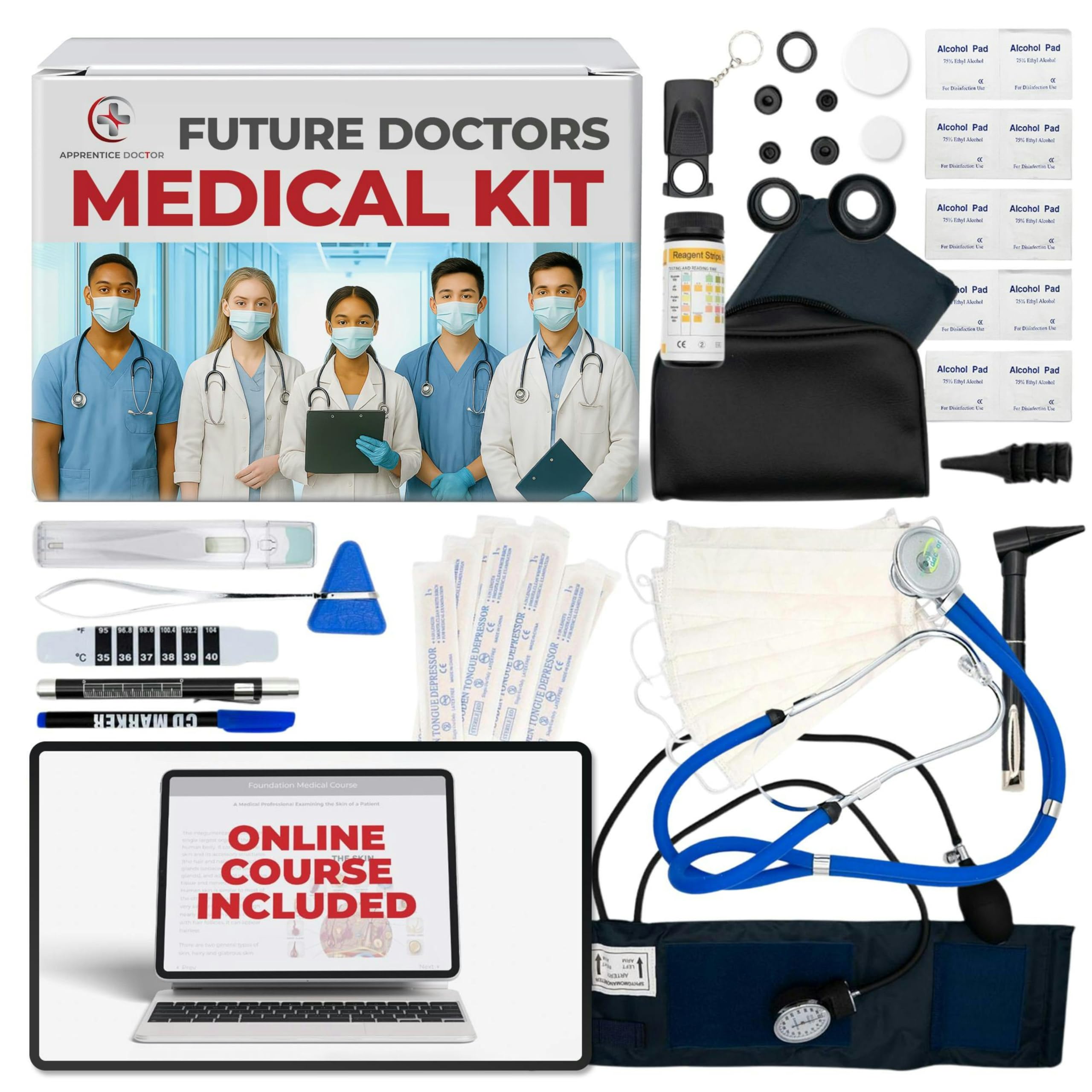 Future Doctors Medical Science Kit for High School Students & Young Aspiring Medical Professionals | Get a glimpse into the fascinating world of medicine.