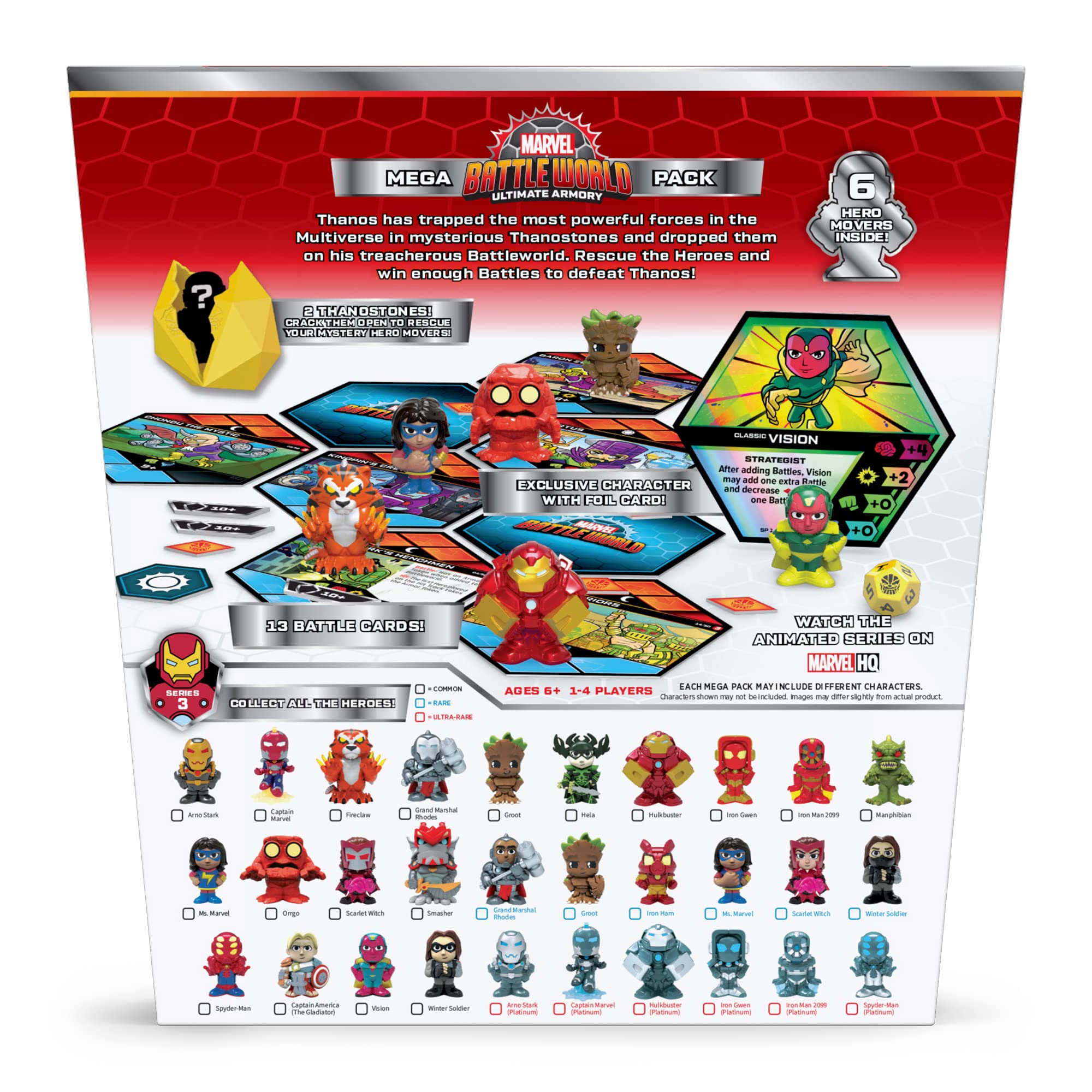 Funko Marvel Battleworld: Series 3 Ultimate Armory Mega Pack - Vision (Styles May Vary)