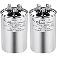 Umigy 2 Pack 40/5 uF 40+5 MFD 370/440VAC Dual Run Round Capacitor, CBB65B Air Conditioner Capacitors for AC Motor Run, Condenser Straight Cool, Heat Pump, Fan Start, Pool Pump, HVAC Capacitor
