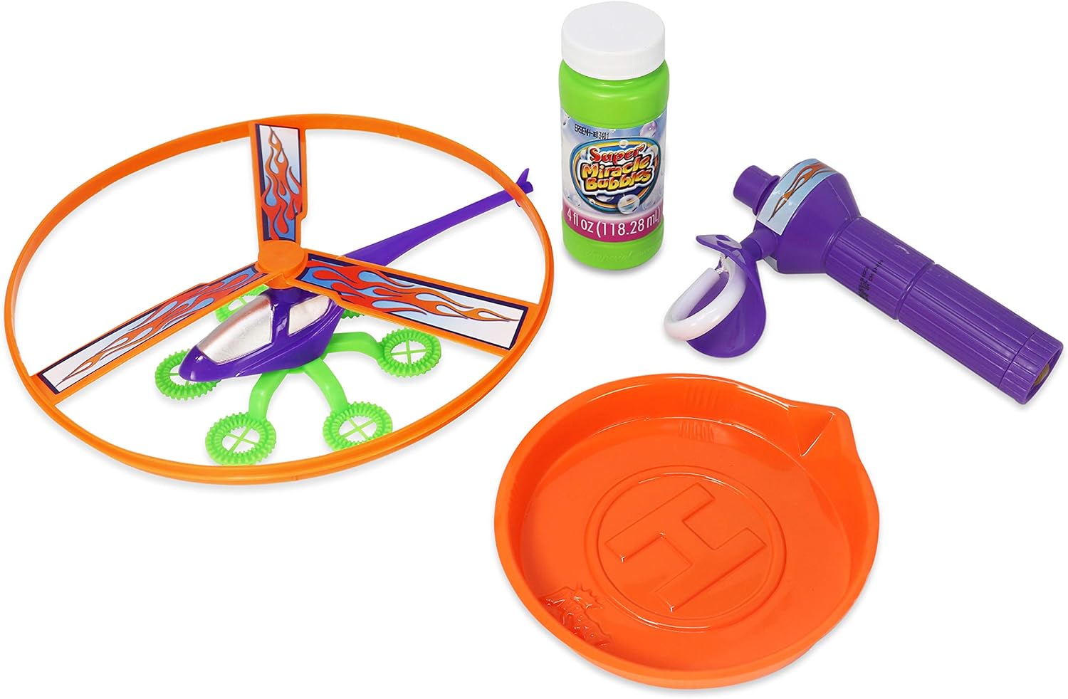 helicopter bubble toy