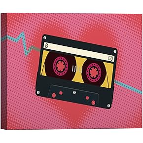 SIGNWIN Canvas Wall Art Retro Cassette Mix Tape...