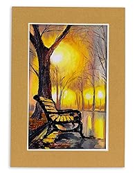 12x16 Mat for 11x14 Photo - Precut Rattan Beige