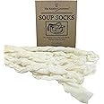 Krafty Gourmet Soup Socks, 3 pack,Cotton mesh Bags for Making Clear Flavorful Broth and Soups