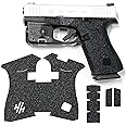 Handleitgrips Gun Grip Tape Compatible with Glock 43x and Glock 48 - Black Textured Rubber Pistol Grip Tape, Easy Installation, Gun Parts & Accessories, Veteran Owned, Made in The USA
