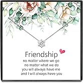 JeeweLife Sterling Silver Cubic Zirconia Necklace Necklace for Women Christmas Mother's Day Gift