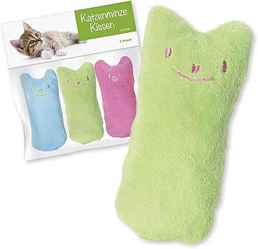 Forck Coussin D Herbe A Chat 3 Pieces Coussin Calin Avec Herbe A Chat Extra Naturelle Pour Caliner Et Jouer Jouets Naturels Pour Chat Pour Tous Les Chats Et Chatons Appropries Amazon Fr