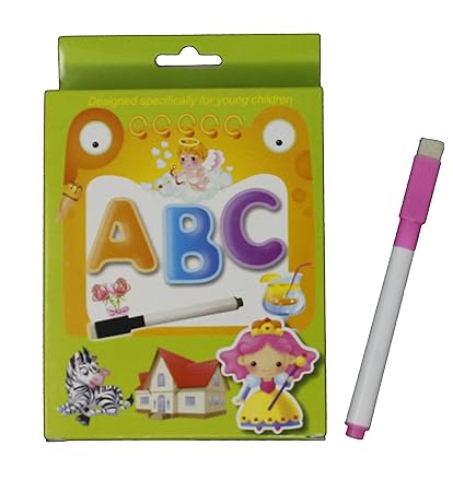 Fusine New Creative Educational Aids Preschool Concepts, Number Concepts, Alphabets Concepts( Flash Cards with Pen )( Write & Learn ) (Alphabets)