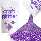 Hemway Purple Microfine Glitter 100g for Resin Nails Crafts Cosmetic