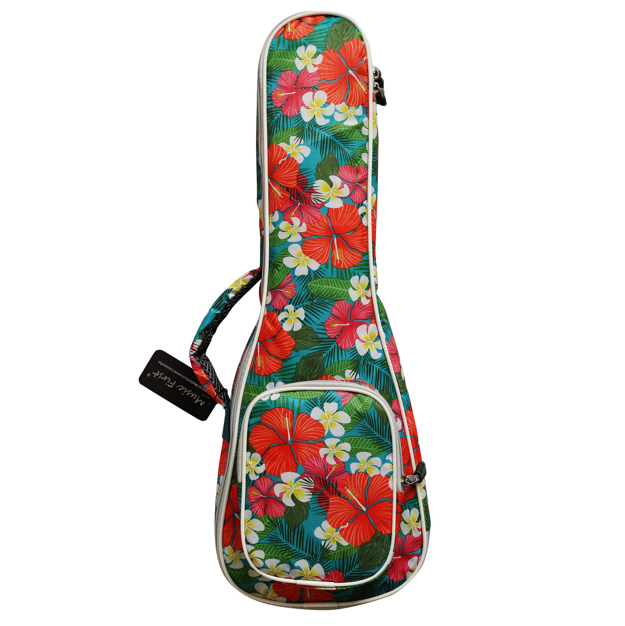 MUSIC FIRST Original Design Nylon "Tropical Flower" ukulele case ukulele bag ukulele cover, New Arrial! (Fit for 21 inch Soprano Ukulele)