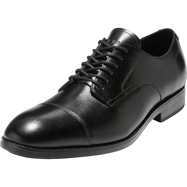 Amazon.com | Cole Haan Men's Grand+ Pratt Cap-Toe Oxfords, Black