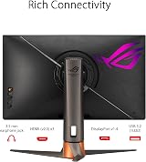 ASUS ROG Swift 360Hz PG27AQN 27 Inch QHD NVIDIA G-SYNC Esports Monitor view 5