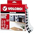 VELCRO Brand Dots with Adhesive | 250 Sets White and Black Assorted | Preschool Classroom Must Haves | Sticky Back Circles Perfect for Teachers | 1/2 Inch Round Tape (VEL-40031-USA)