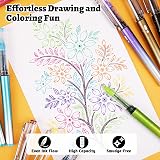 KERIFI Liquid Ink Rollerball Pens 12 Coloured 0.5mm Quick Dry Smooth Writing view 3