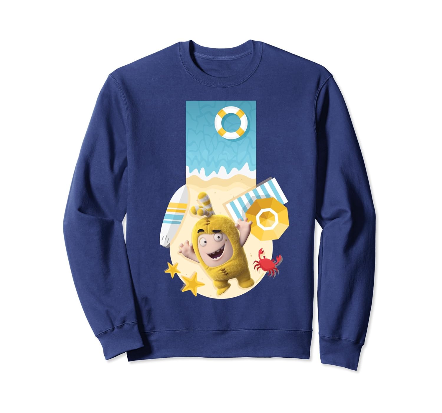 Oddbods Bubbles SUMMER Sweatshirt Beach Cute Tops4LVS 4loveshirt