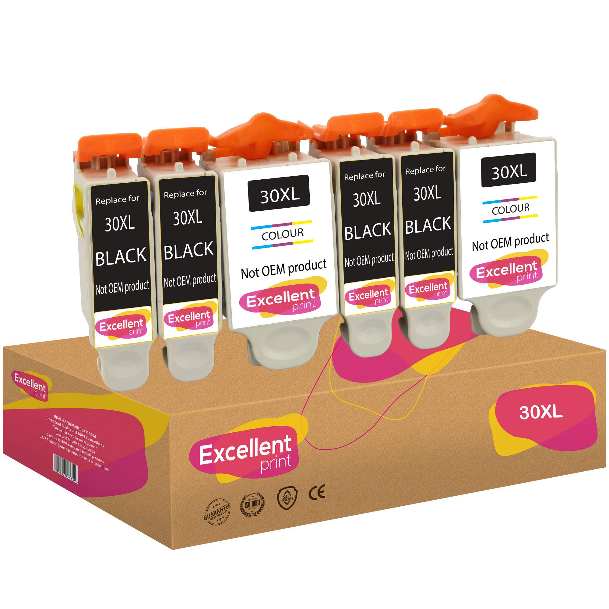 Excellent Print 30XL 30B 30CL Compatible Ink Cartridges for Kodak Hero 3.1 ESP C110 3.2