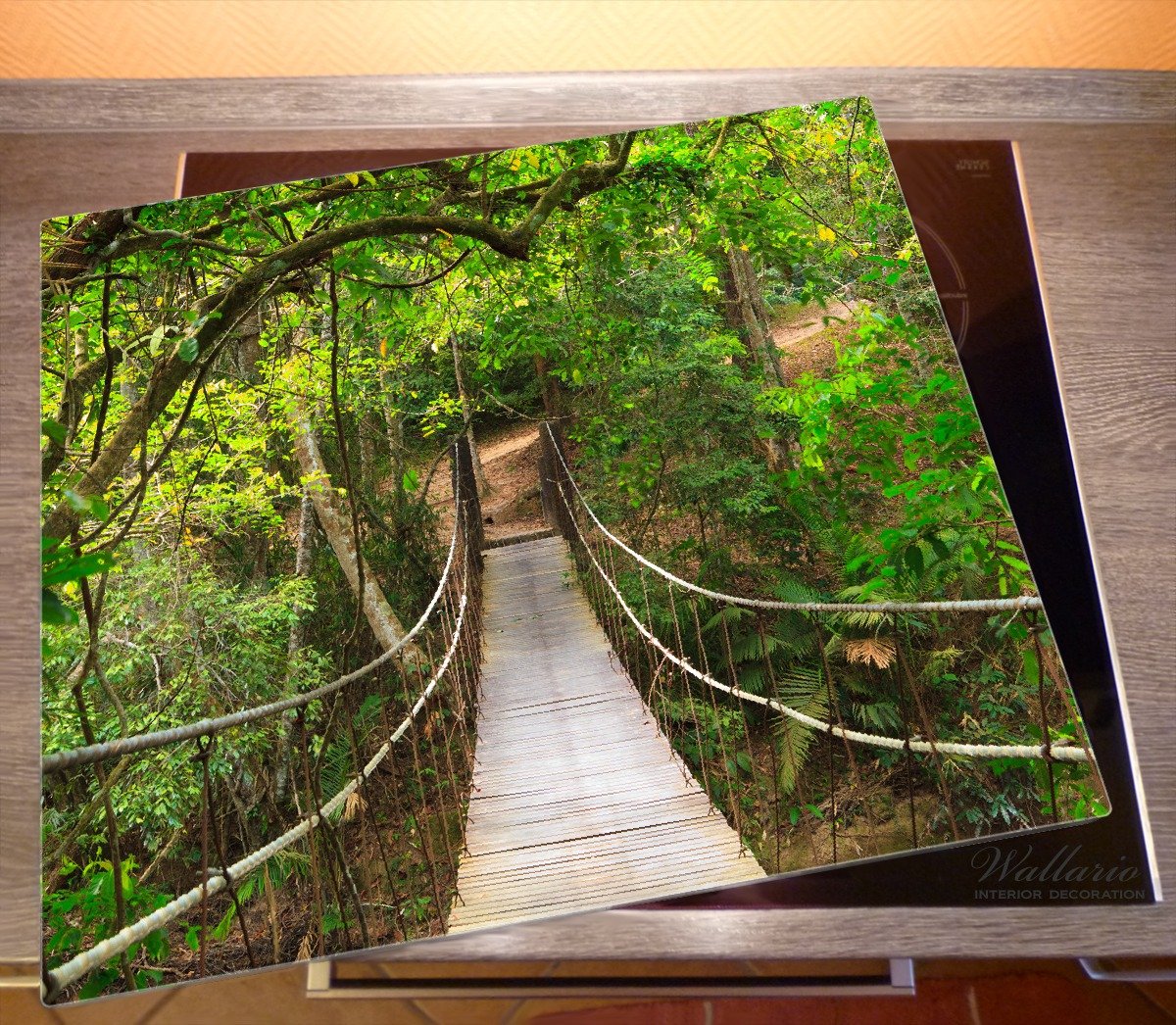 1-teilig für Ceran- und Induktionsherde 52x60cm Wallario