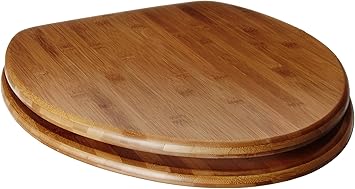Mayfair 159401ni 568 Round Closed Front Bamboo Toilet Seat With Cover Amazon Com