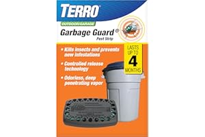 Terro T800 Garbage Guard Trash Can Insect Killer - Kills Flies, Roach, Maggots, Beetles, and Insects in Outdoor Garbage Can