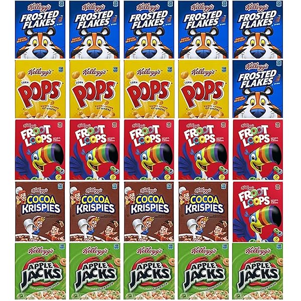 MINI CEREAL BOXES VARIETY PACK – SINGLE SERVE BREAKFAST CEREAL ASSORTMENT – CARE PACKAGE GIFT BOX (25 COUNT)