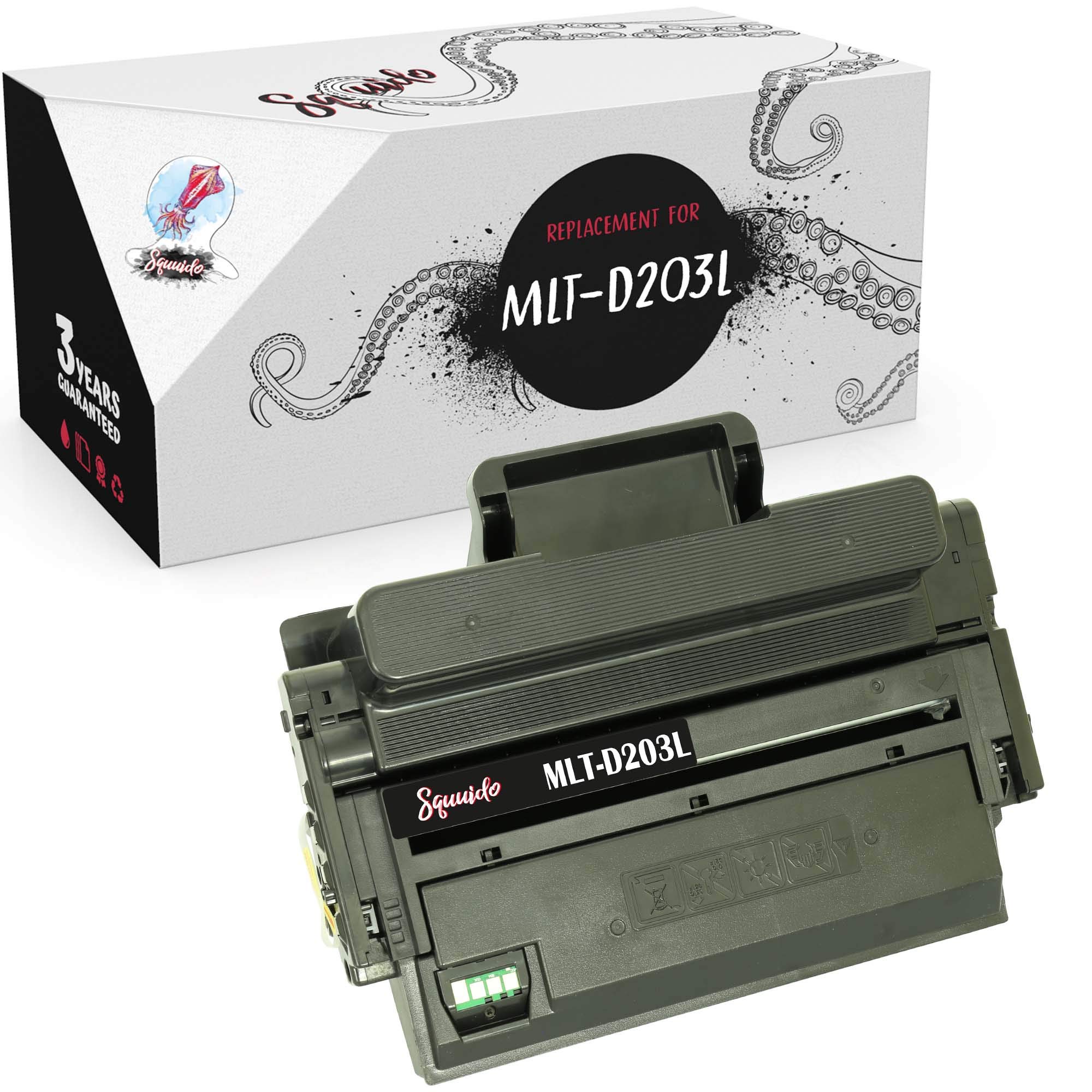 Squuido toner cartridge MLT-D203L compatible with Samsung ProXpress SL-M3820ND SL-M3320ND SL-M3370FD SL-M4020ND SL-M3820 SL-M4070FR SL-M3870 SL-M3870FW SL-M3320 | High Yield 5000 pages