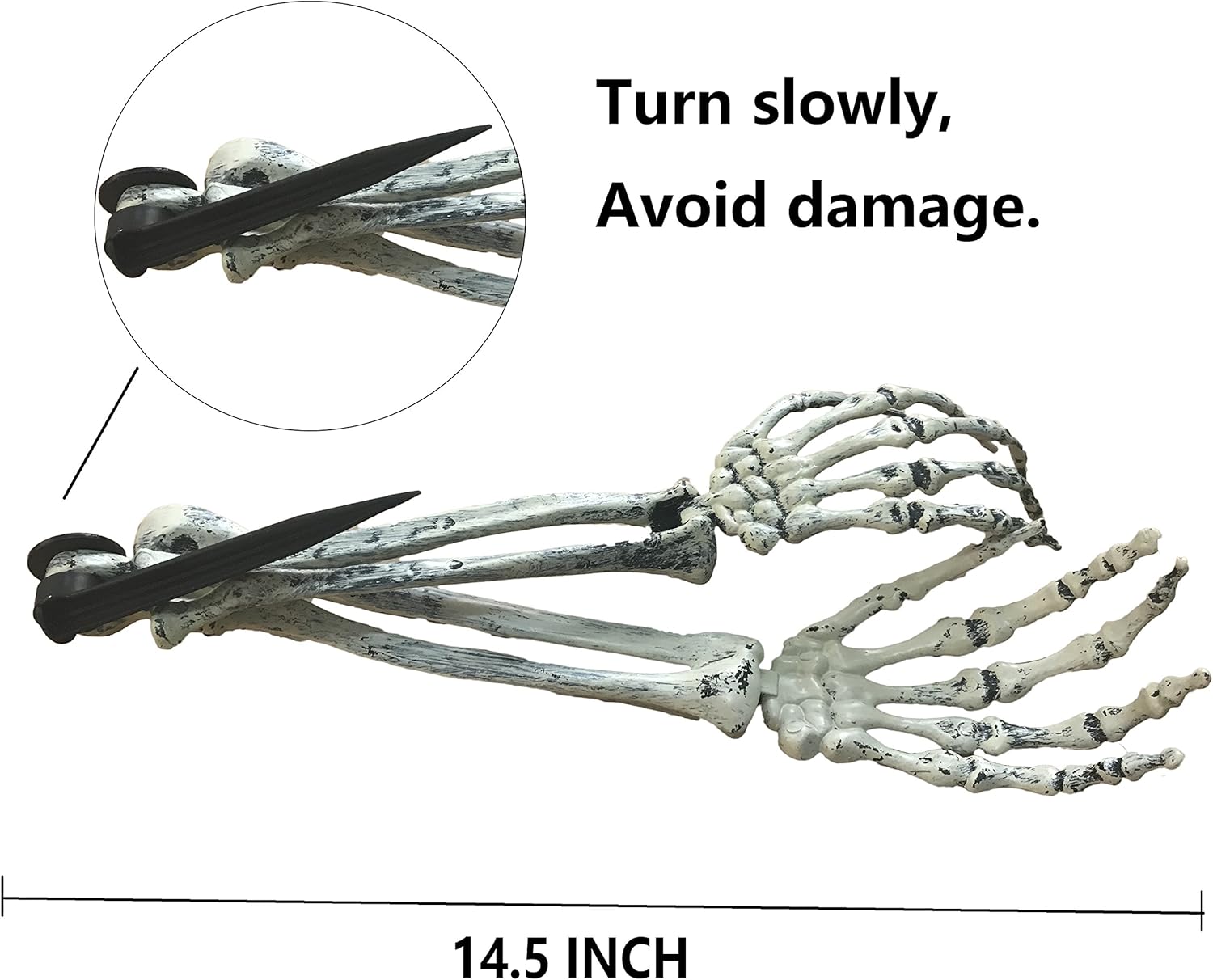 AISENO Realistic Skeleton Stakes Halloween Decorations for Lawn Stakes Garden Halloween Skeleton Decoration: Garden & Outdoor