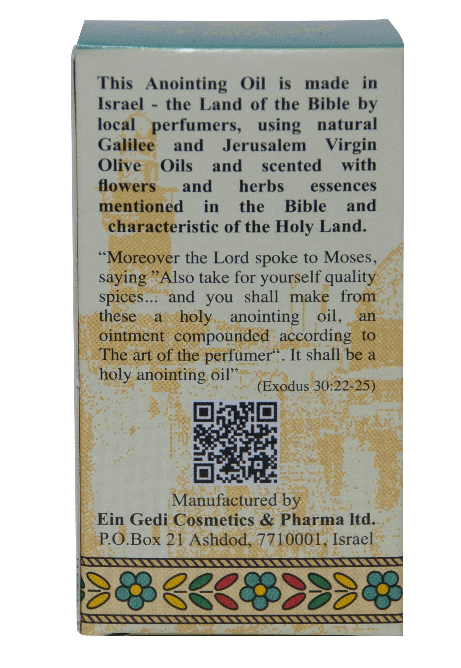 Anointing Oil 12ml. Blessing From Jerusalem (Frankincense And Myrrh