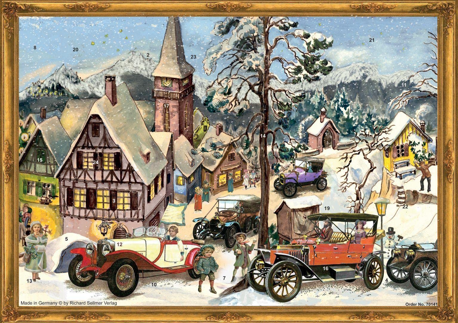 Richard Sellmer Verlag Advent Calendar Vintage Car Rally