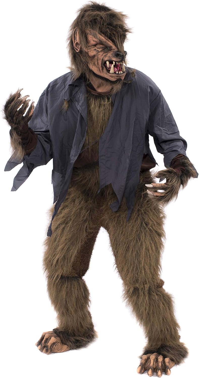 Zagone Studios Men's Werewolf Costume Moonshined with Mask