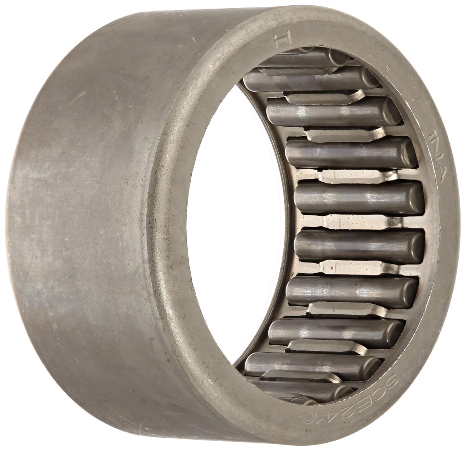INA SCE2416 Needle Roller Bearing, Steel Cage, Open End, Inch, 11/2