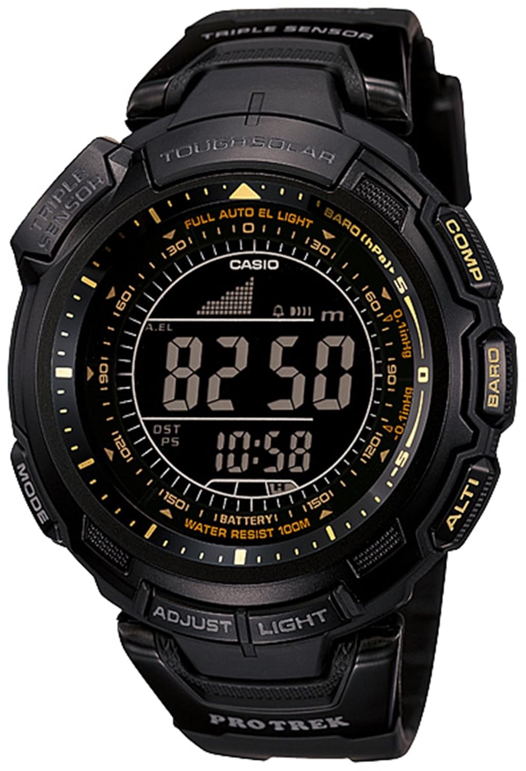 Buy Casio Outdoor Digital Black Dial Men's Watch - PRG-110Y-1VSDR (SL60)  Online at Low Prices in India - Amazon.in
