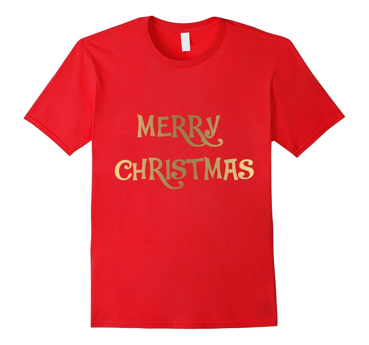 Gold Merry Christmas T-Shirt Best Gift For Christmas Holiday-ANZ