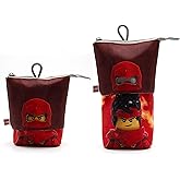 IQ LEGO Ninjago Pop Up Pencil Case - Kai (53460), Expandable, School Supply, Zipper Closure