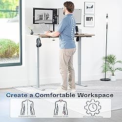 VIVO Electric 55 x 28 in Standing Desk, Memory