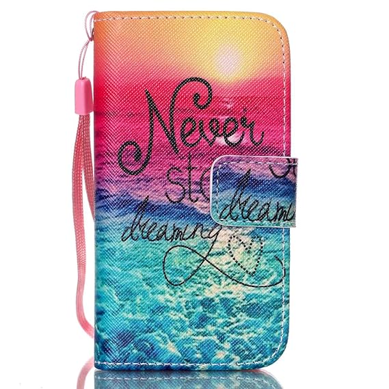 iPhone 4s Hülle,NSSTAR® Schutzhülle für iPhone 4s Hülle Wallet Cover Tasche Pink PU Leder Flip Case Handytasche Muster mit St