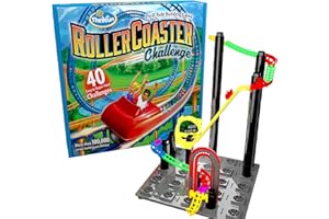 ThinkFun Roller Coaster Challenge STEM Toy and Building Game for Boys and Girls Age 6 and Up – TOTY Game of the Year Finalist