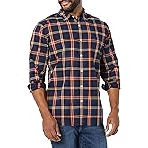 Amazon Essentials Men's Long-Sleeve Slim-Fit Stretch Poplin Shirt