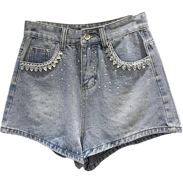 パンツ S garter denim shorts lightgray M Fury Road Denim Garter Shorts | Killstar