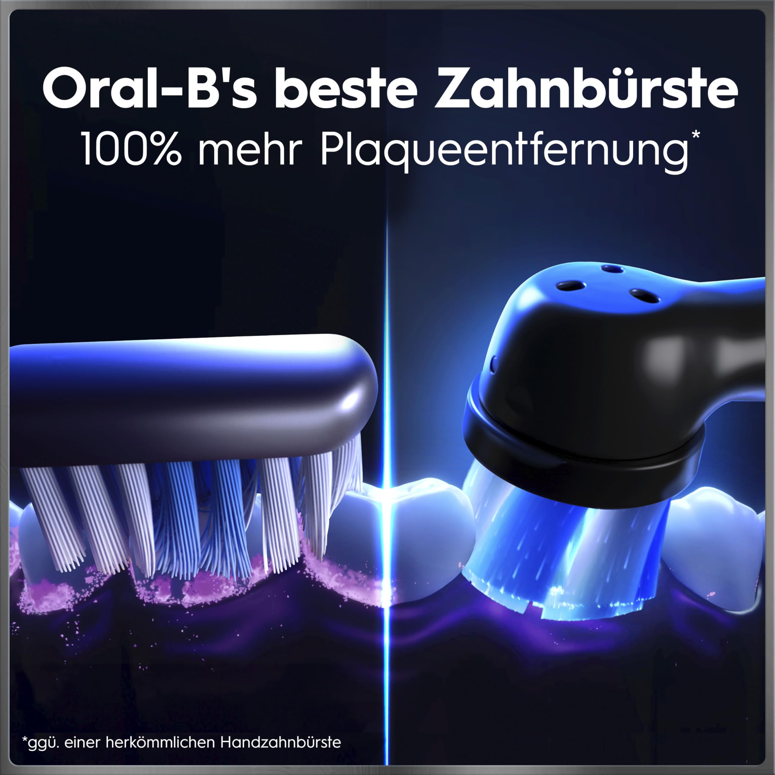 Oral-B iO Series 10 Elektrische Zahnbürste — Electric Toothbrush, Inkl. 3 Aufsteckbürsten, iOSense, Lade-Reise-Etui — 7 Putzmodi für Zahnpflege, Zahnbürste Elektrisch, Designed by Braun, Schwarz 6